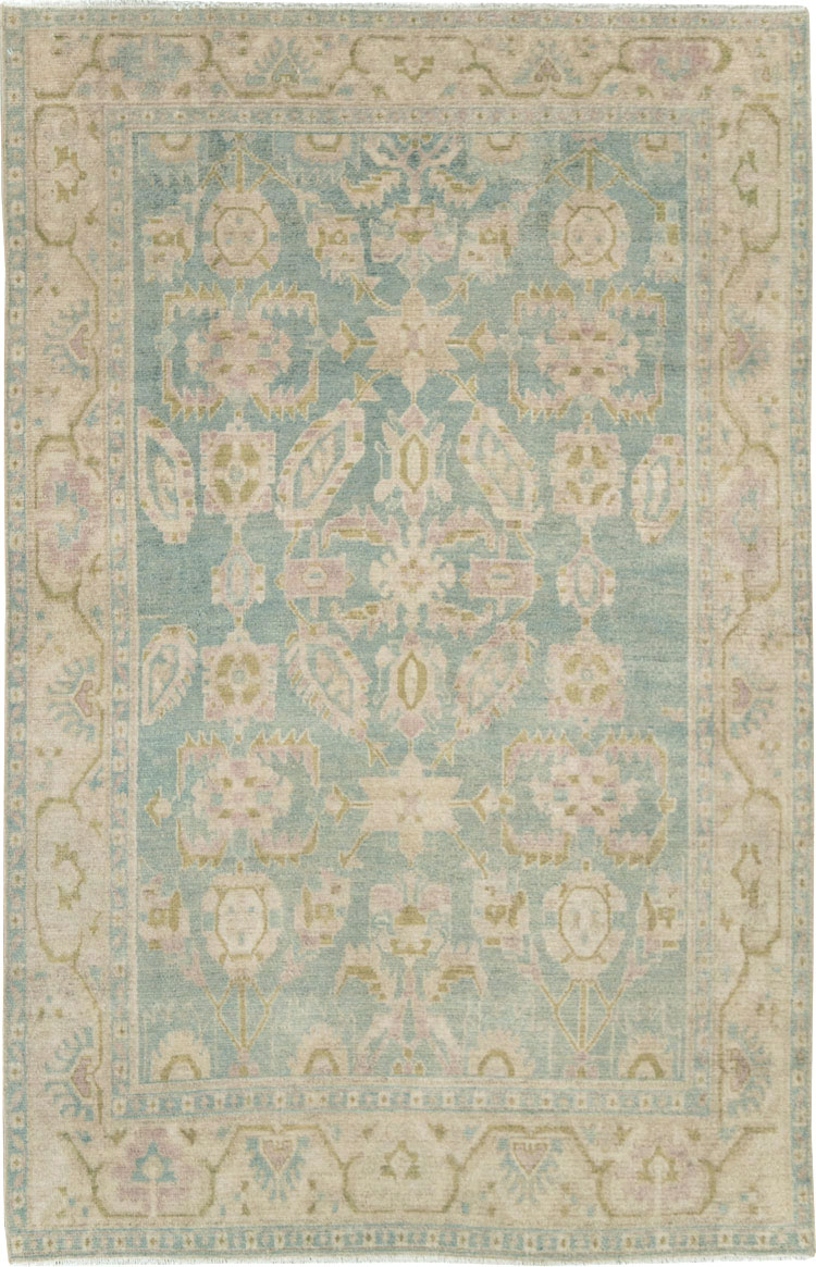 Vintage Persian Malayer Accent Rug, No.28651 - Gsblank