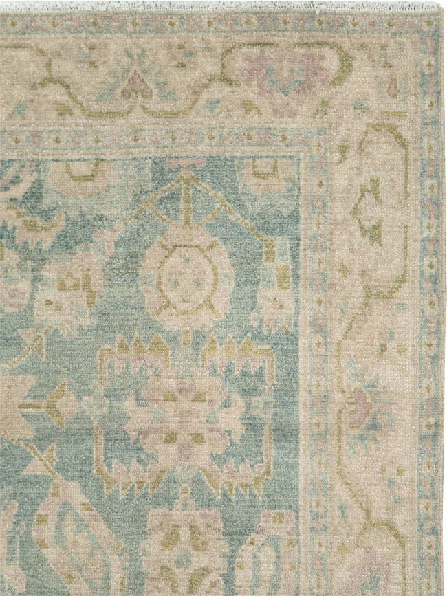 Vintage Persian Malayer Accent Rug, No.28651 - Gsblank