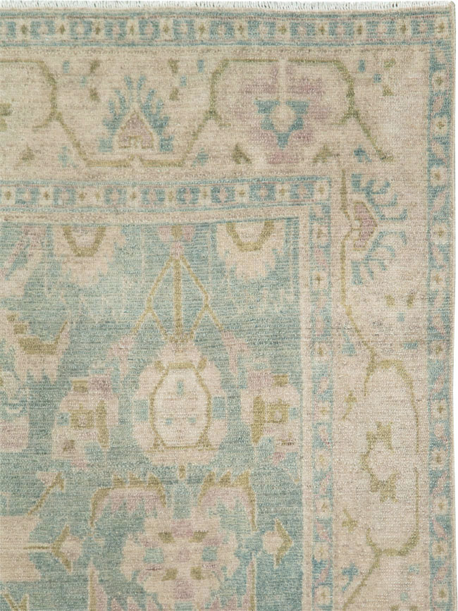 Vintage Persian Malayer Accent Rug, No.28651 - Gsblank