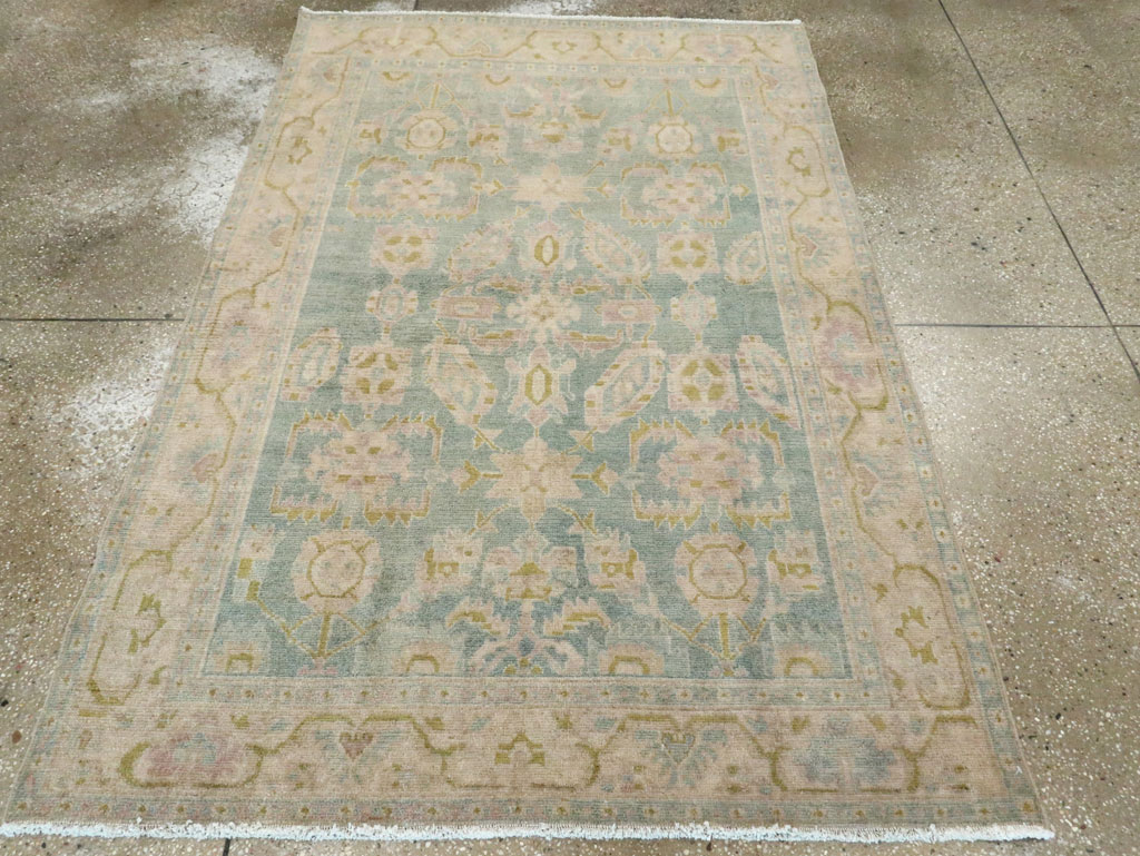 Vintage Persian Malayer Accent Rug, No.28651 - Gsblank