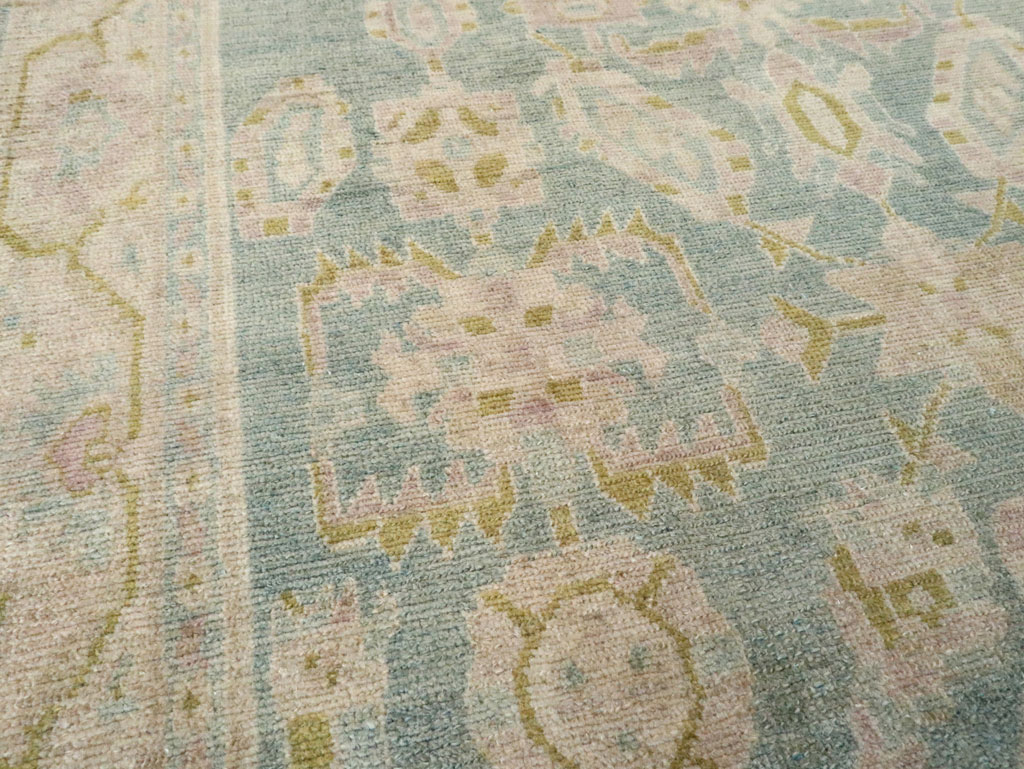 Vintage Persian Malayer Accent Rug, No.28651 - Gsblank
