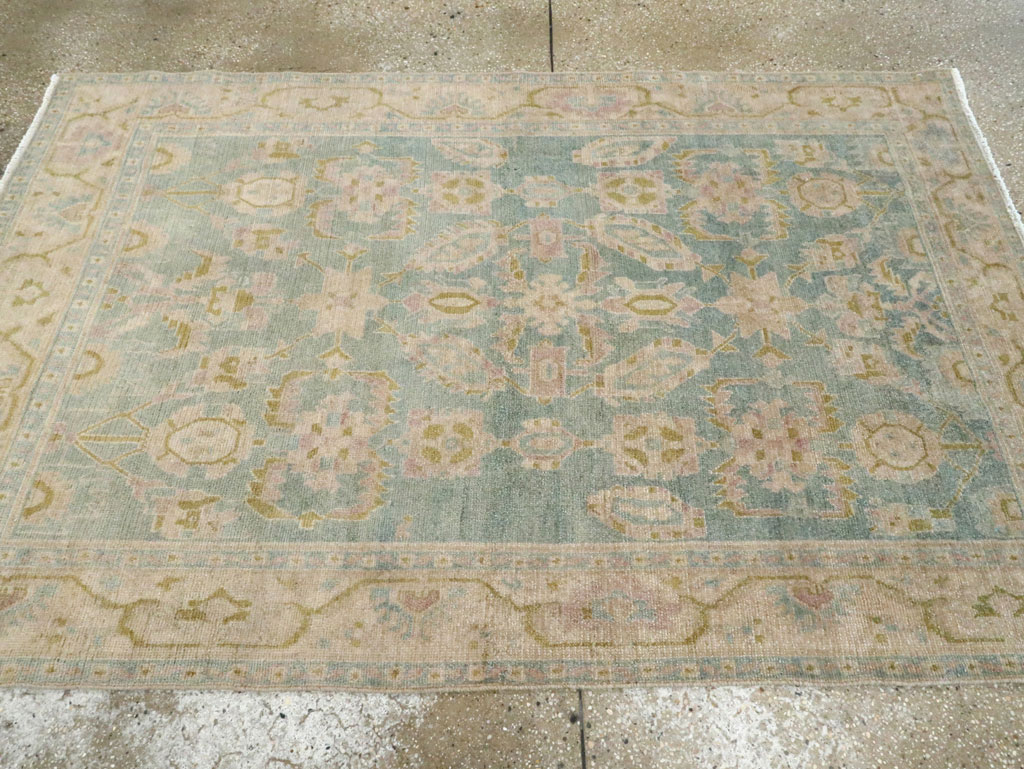 Vintage Persian Malayer Accent Rug, No.28651 - Gsblank
