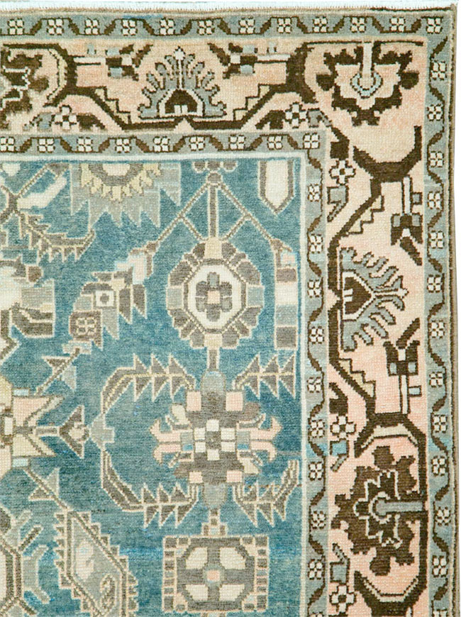 Vintage Persian Malayer Accent Rug, No.28652 - Gsblank