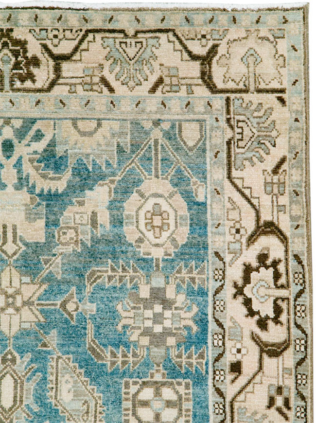 Vintage Persian Malayer Accent Rug, No.28652 - Gsblank