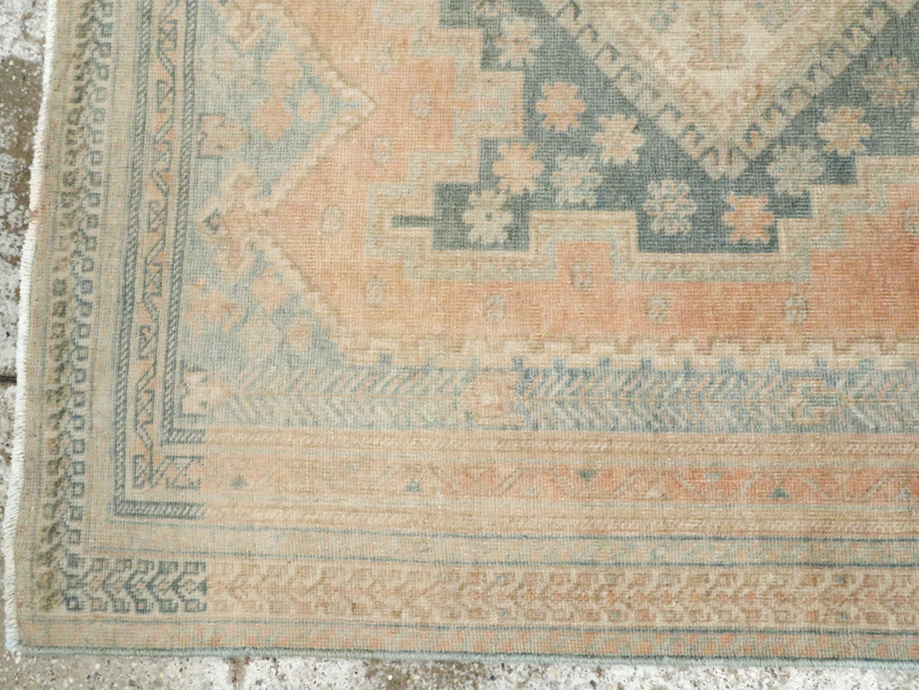 Vintage Persian Afshar Throw Rug, No.28654 - Gsblank
