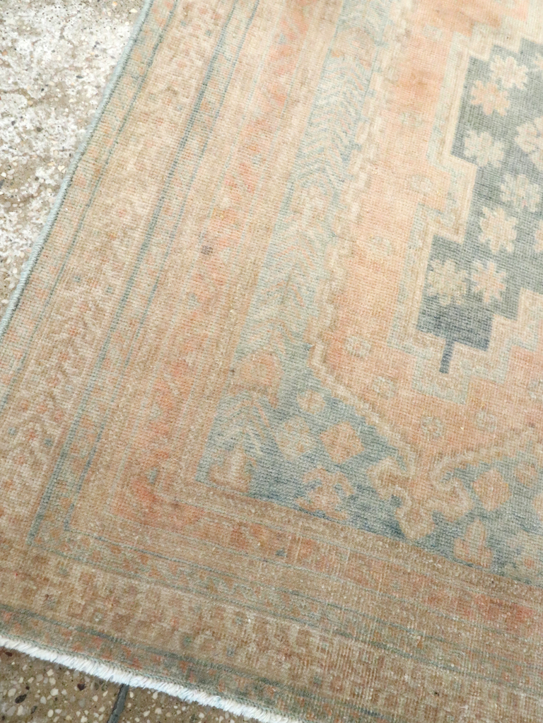 Vintage Persian Afshar Throw Rug, No.28654 - Gsblank