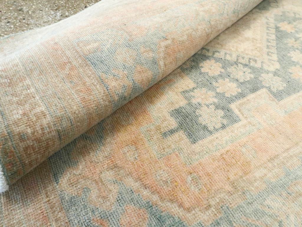 Vintage Persian Afshar Throw Rug, No.28654 - Gsblank