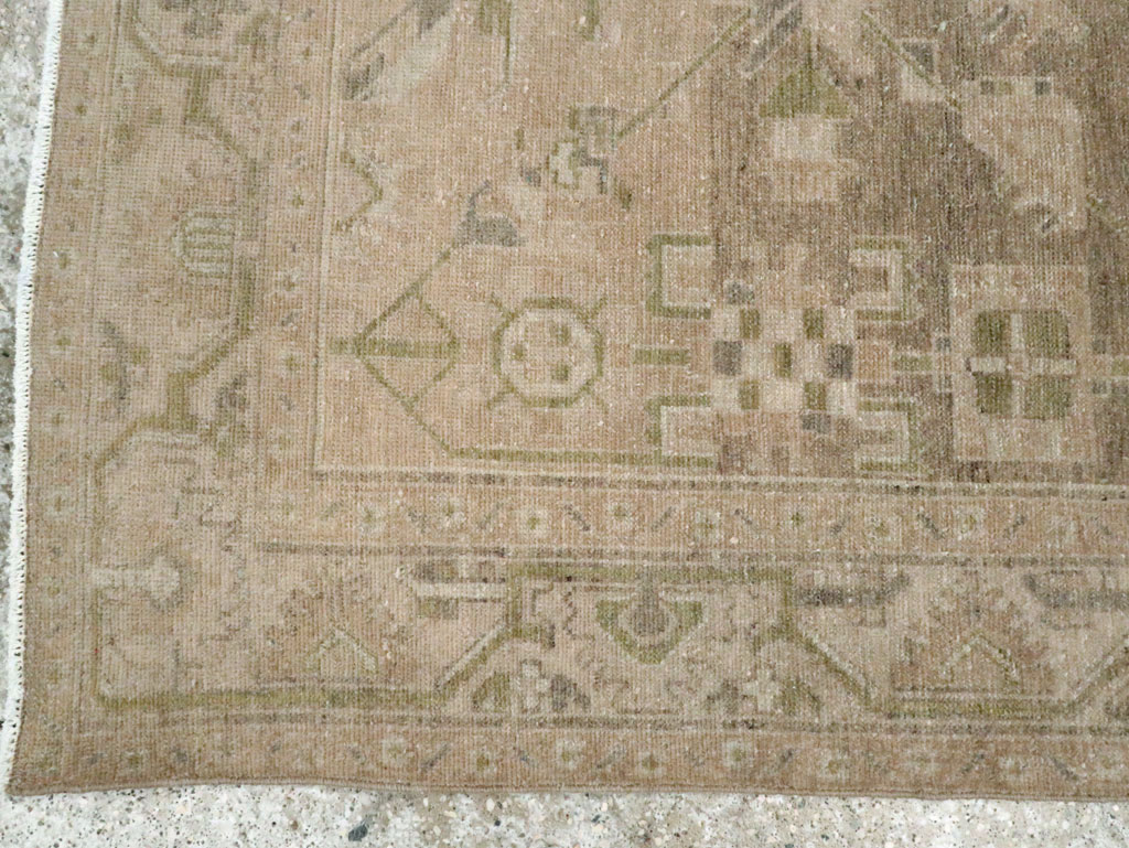 Vintage Persian Malayer Accent Rug, No.28657 - Gsblank