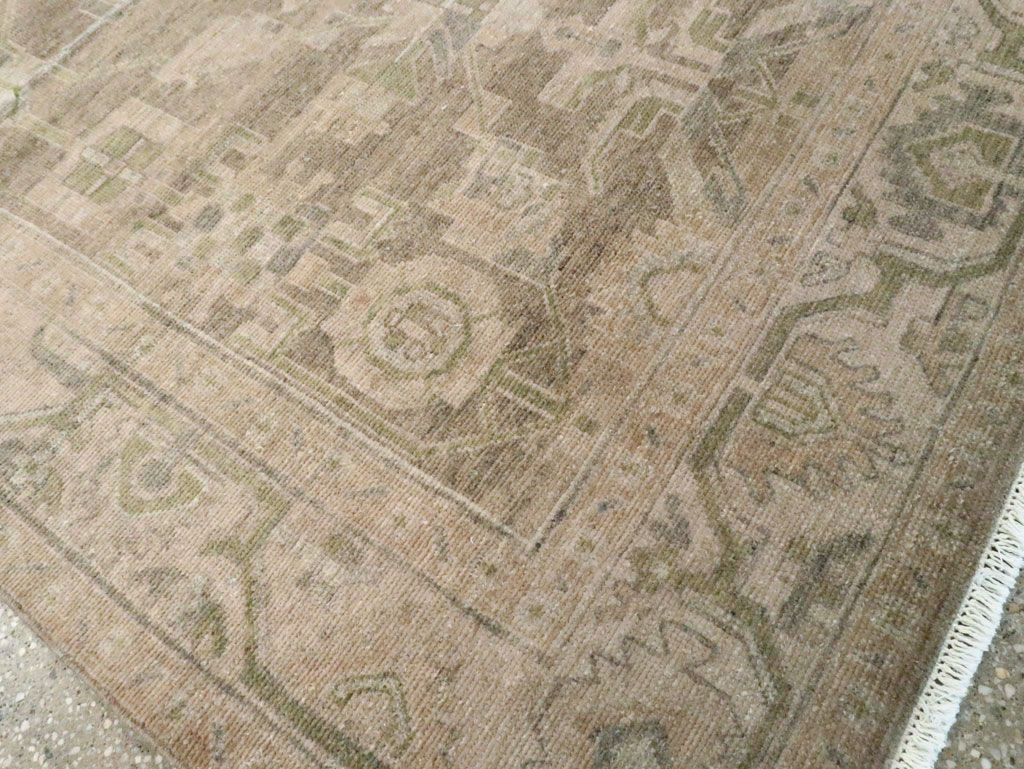 Vintage Persian Malayer Accent Rug, No.28657 - Gsblank