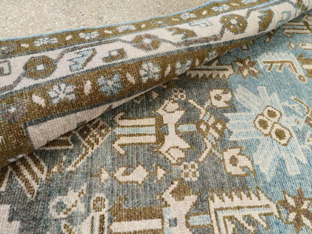 Vintage Persian Malayer Accent Rug, No.28659 - Gsblank