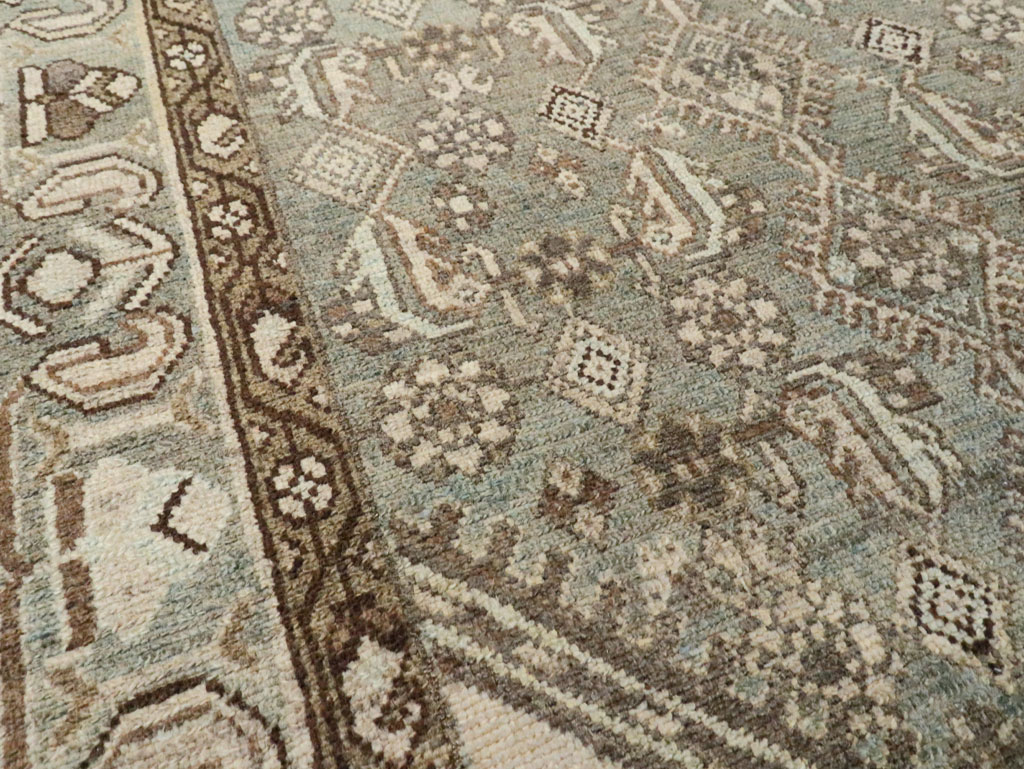 Vintage Persian Malayer Throw Rug, No.28661 - Gsblank