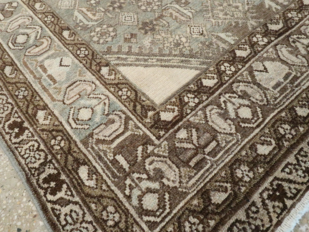 Vintage Persian Malayer Throw Rug, No.28661 - Gsblank