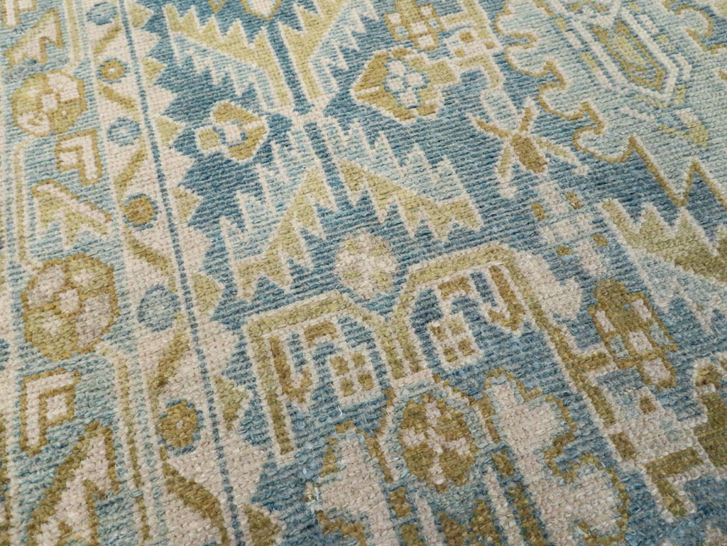 Vintage Persian Malayer Throw Rug, No.28662 - Gsblank