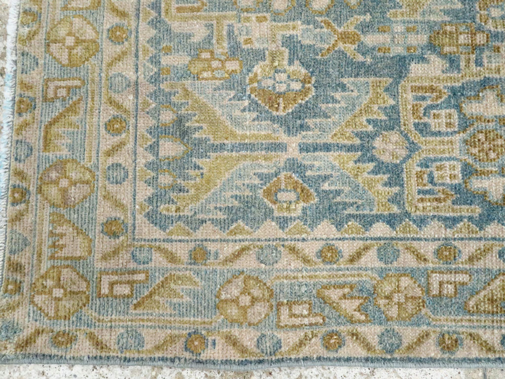 Vintage Persian Malayer Throw Rug, No.28662 - Gsblank