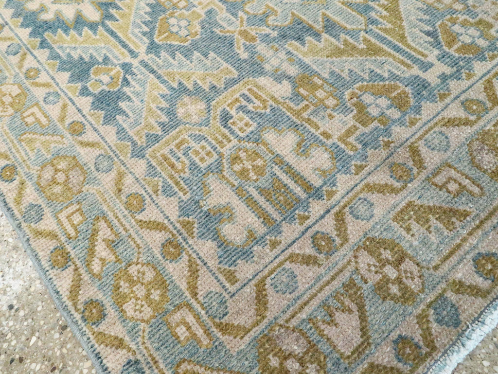 Vintage Persian Malayer Throw Rug, No.28662 - Gsblank