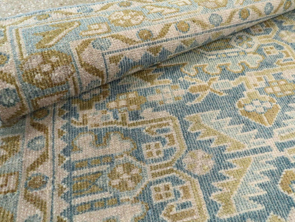 Vintage Persian Malayer Throw Rug, No.28662 - Gsblank