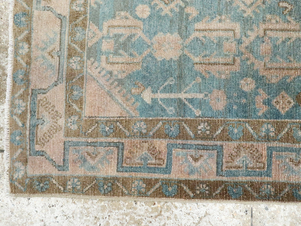 Vintage Persian Malayer Throw Rug, No.28665 - Gsblank