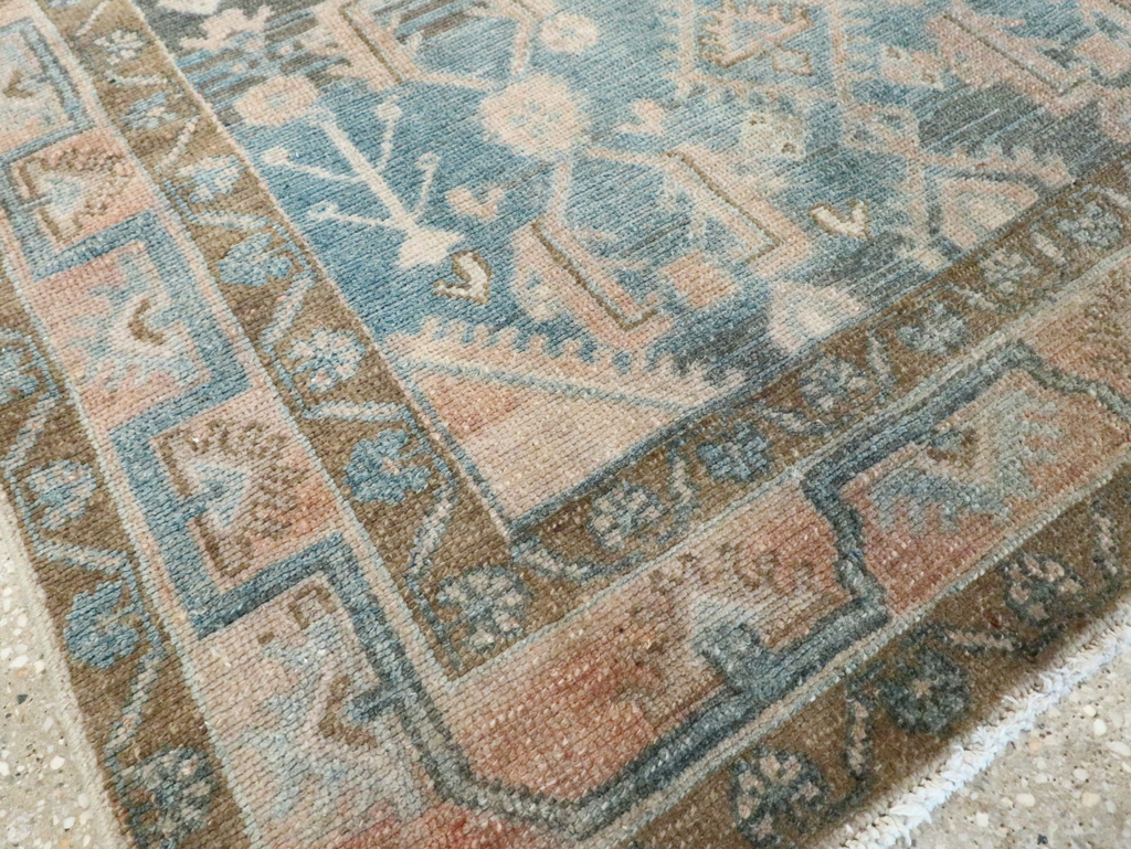 Vintage Persian Malayer Throw Rug, No.28665 - Gsblank