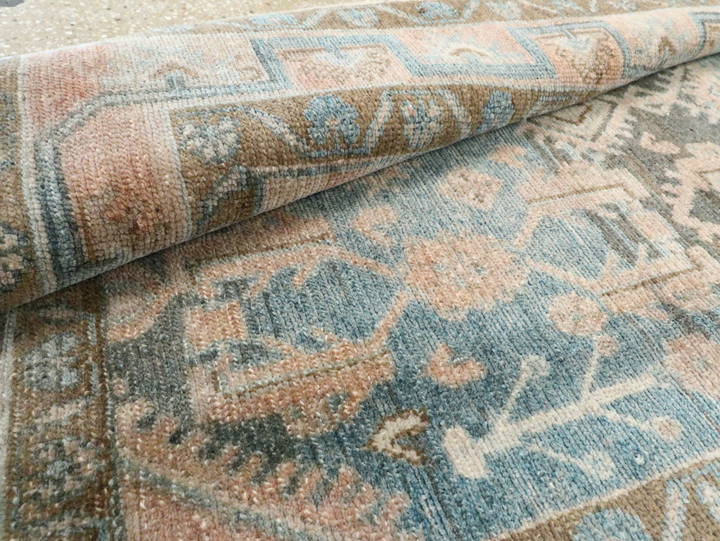 Vintage Persian Malayer Throw Rug, No.28665 - Gsblank