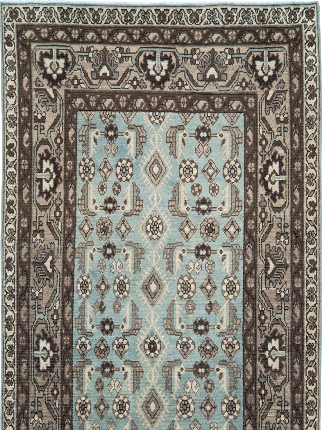 Vintage Persian Malayer Long Runner (Pair: 1 of 2), No.28669 - Gsblank