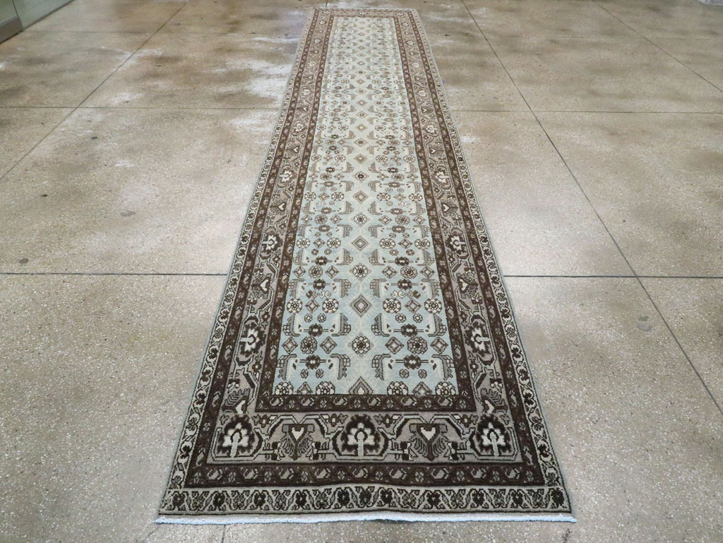 Vintage Persian Malayer Long Runner (Pair: 1 of 2), No.28669 - Gsblank