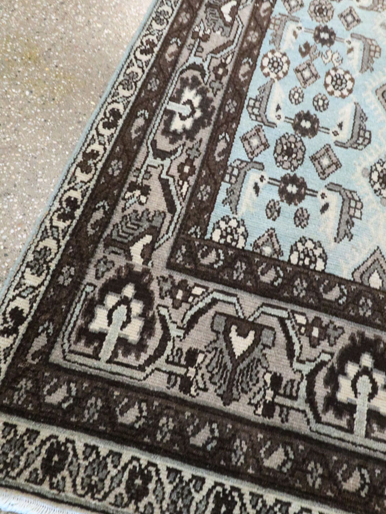 Vintage Persian Malayer Long Runner (Pair: 1 of 2), No.28669 - Gsblank