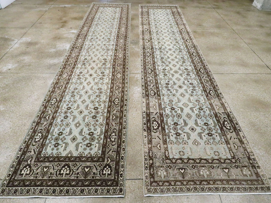 Vintage Persian Malayer Long Runner (Pair: 1 of 2), No.28669 - Gsblank