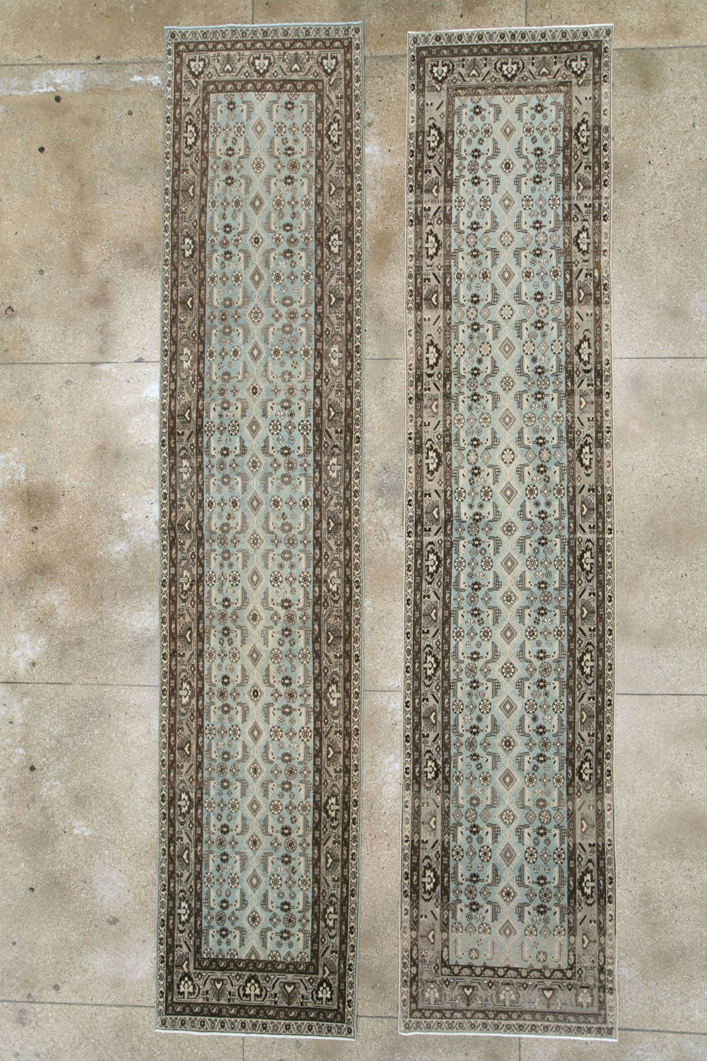 Vintage Persian Malayer Long Runner (Pair: 1 of 2), No.28669 - Gsblank