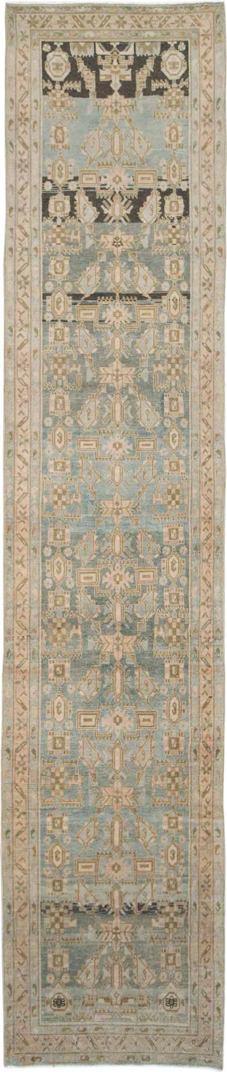 Vintage Persian Malayer Long Runner, No.28670 - Gsblank