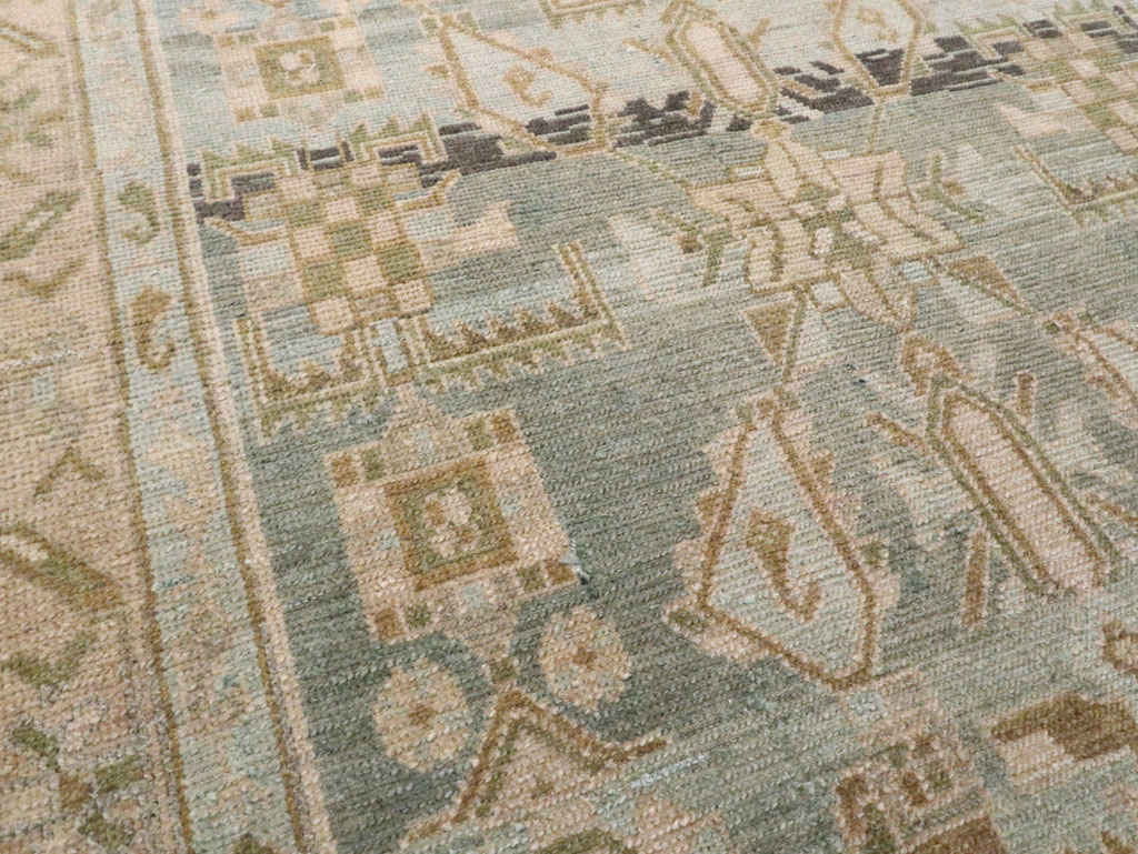 Vintage Persian Malayer Long Runner, No.28670 - Gsblank