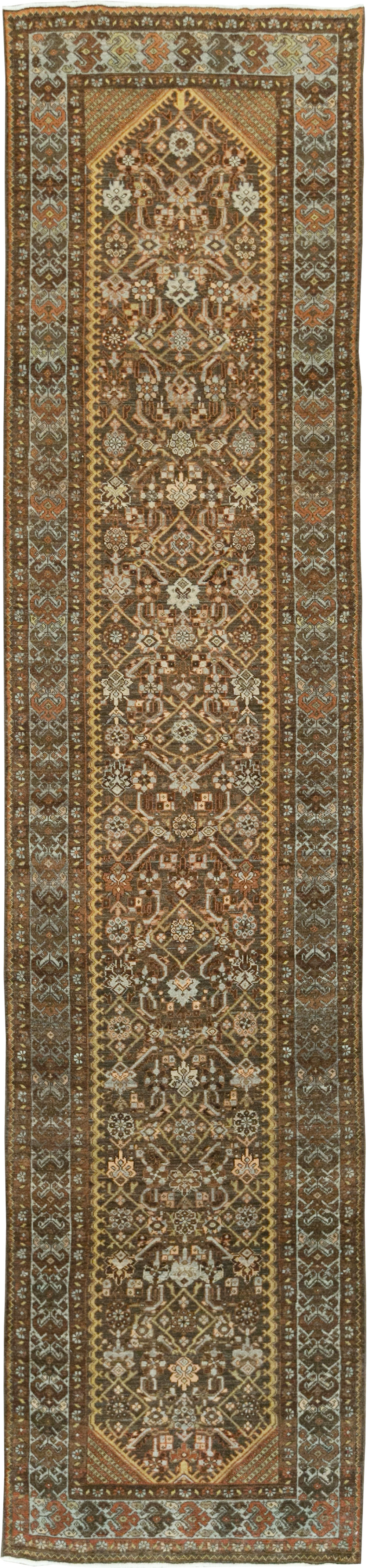 Antique Persian Malayer Runner, No.28671 - Gsblank