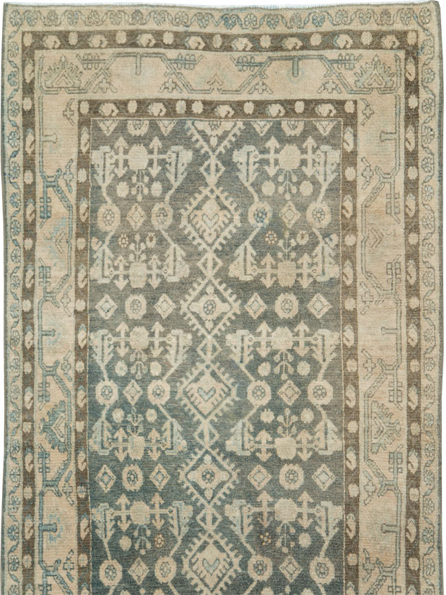 Vintage Persian Malayer Runner, No.28673 - Gsblank
