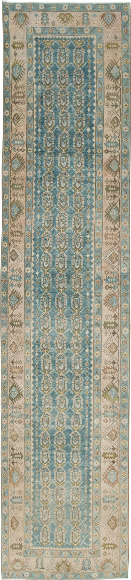 Vintage Persian Malayer Long Runner, No.28674 - Gsblank
