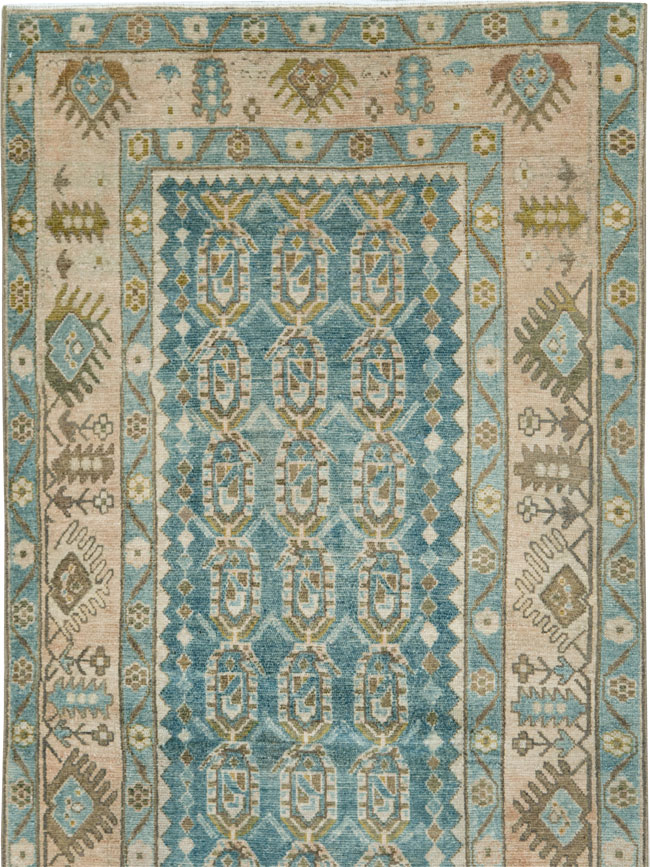 Vintage Persian Malayer Long Runner, No.28674 - Gsblank