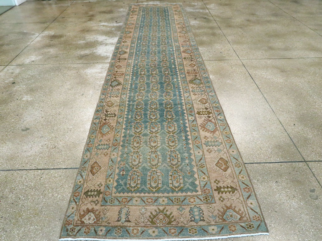 Vintage Persian Malayer Long Runner, No.28674 - Gsblank