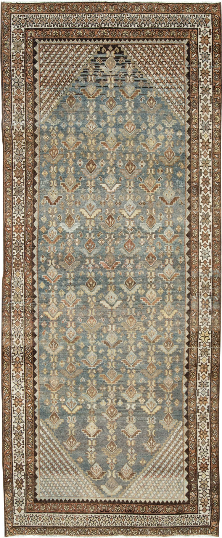 Antique Persian Malayer Runner, No.28677 - Gsblank