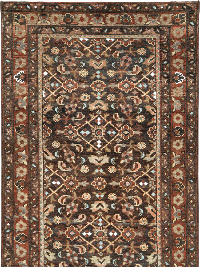 Vintage Persian Malayer Runner, No.28678 - Gsblank