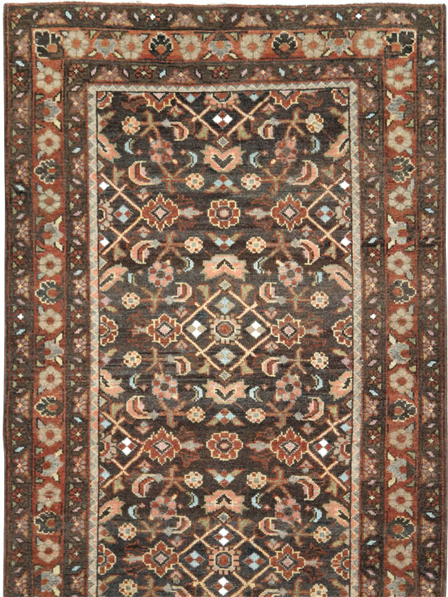 Vintage Persian Malayer Runner, No.28678 - Gsblank