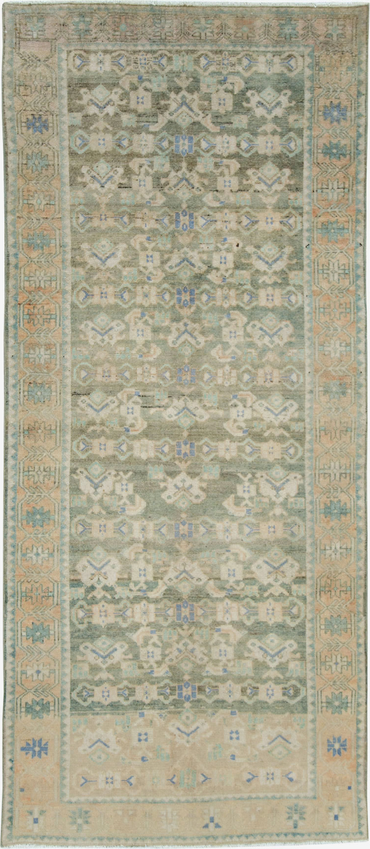 Vintage Persian Malayer Runner, No.28682 - Gsblank