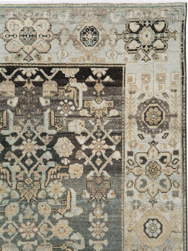 Vintage Persian Malayer Gallery Rug (Pair: 1 of 2), No.28684 - Gsblank