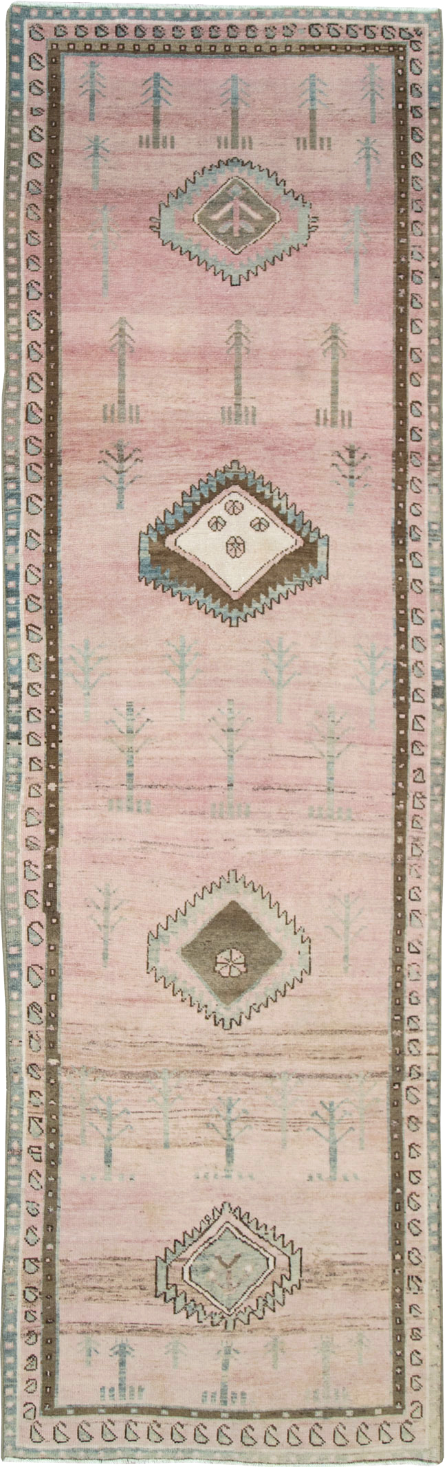 Vintage Persian Malayer Runner, No.28685 - Gsblank