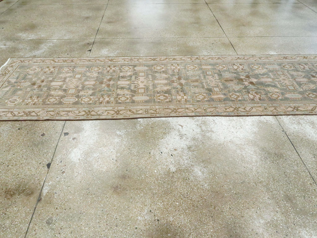 Vintage Persian Malayer Long Runner, No.28691 - Gsblank