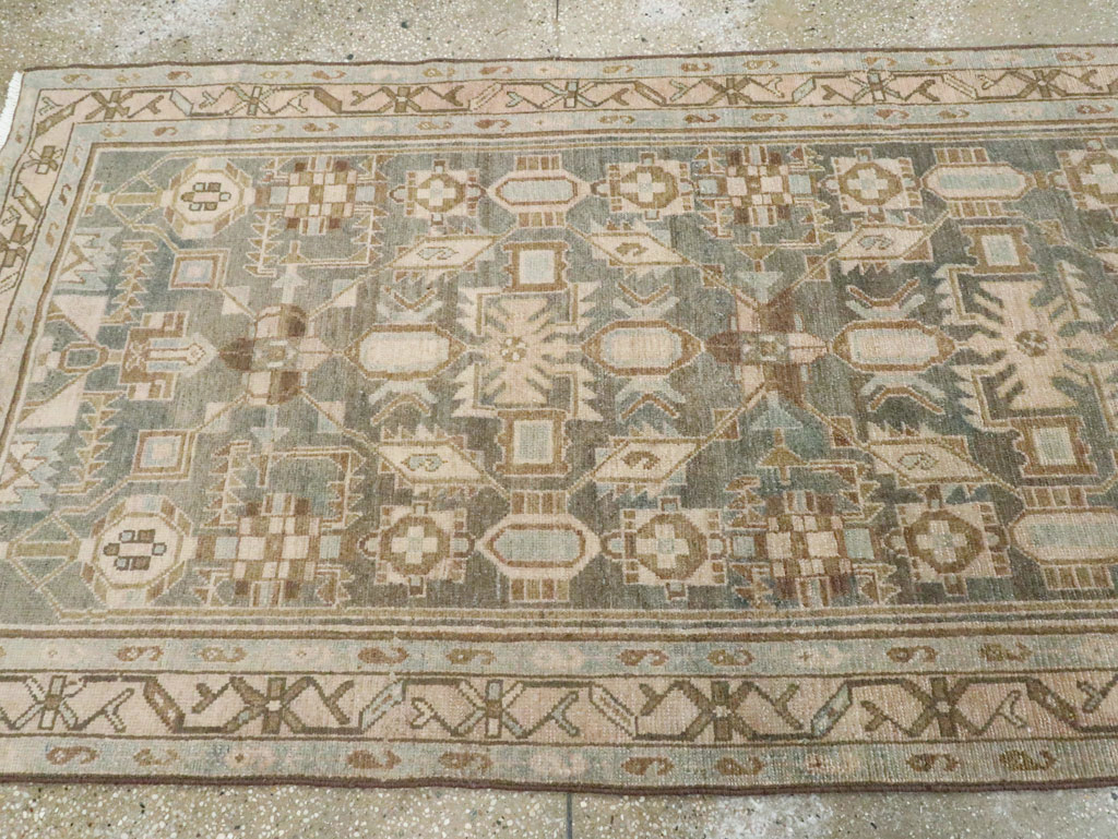 Vintage Persian Malayer Long Runner, No.28691 - Gsblank