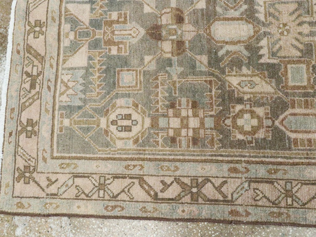 Vintage Persian Malayer Long Runner, No.28691 - Gsblank