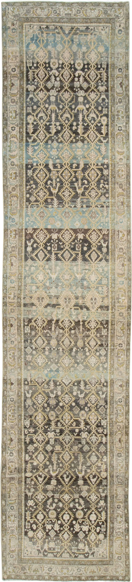 Vintage Persian Malayer Runner, No.28693 - Gsblank