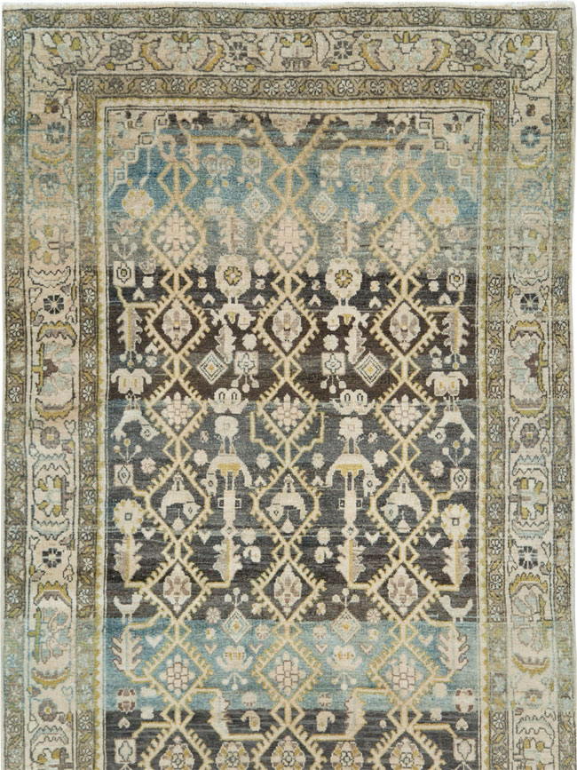 Vintage Persian Malayer Runner, No.28693 - Gsblank