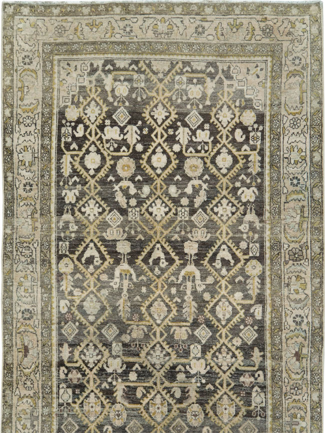 Vintage Persian Malayer Runner, No.28693 - Gsblank