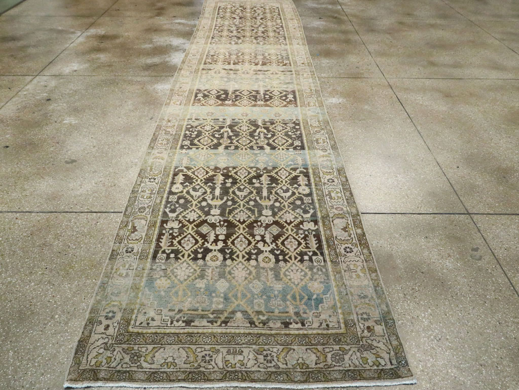 Vintage Persian Malayer Runner, No.28693 - Gsblank