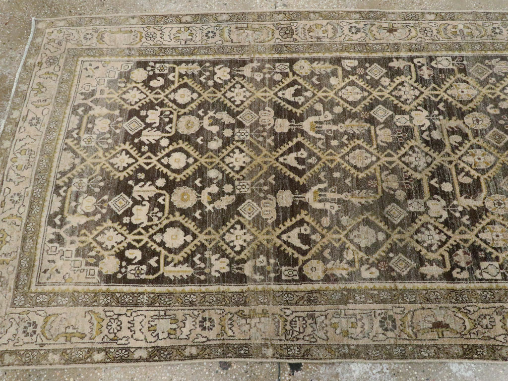 Vintage Persian Malayer Runner, No.28693 - Gsblank