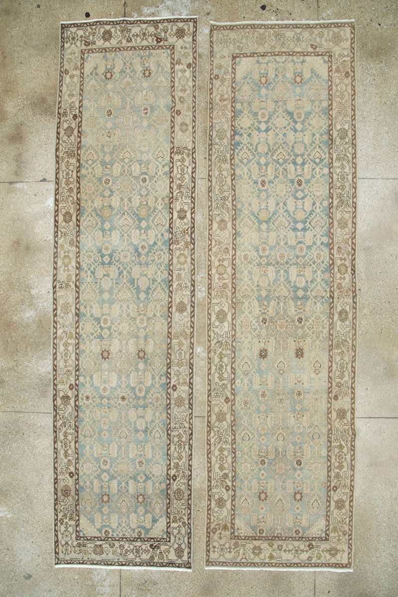Vintage Persian Malayer Runner (Pair: 1 of 2), No.28700 - Gsblank
